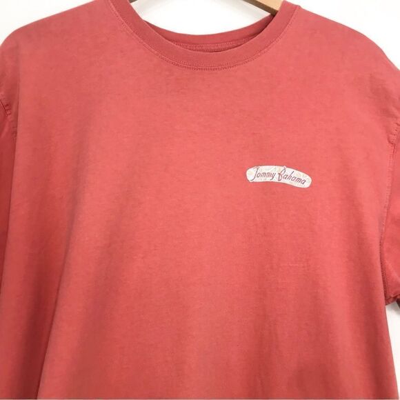 Tommy Bahama Coral Relaxed Fit Sound Waves Brew Pin Up T-Shirt - Picture 6 of 9